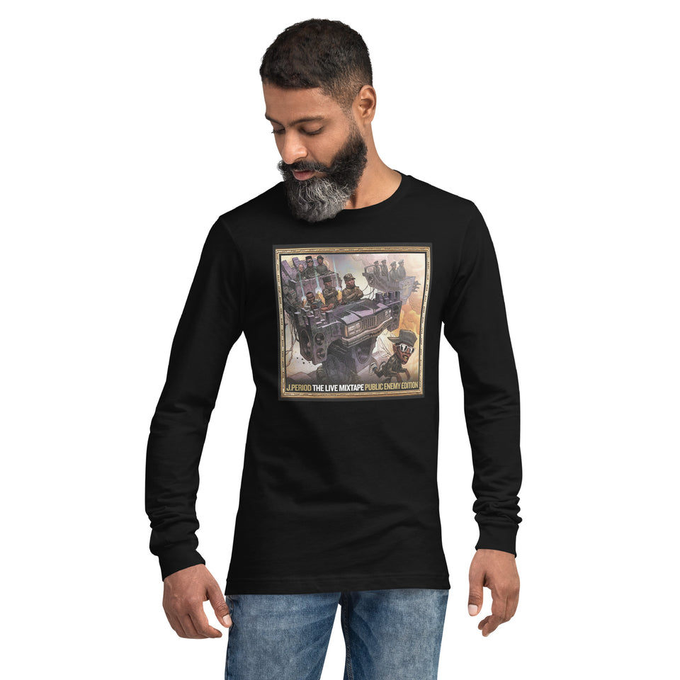 Public Enemy Live Mixtape Unisex Long Sleeve Tee