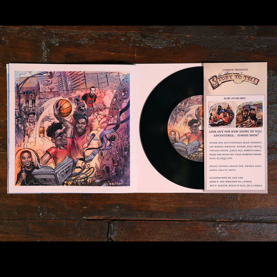 [PRE-ORDER] J.PERIOD Presents "The Legend of Globetrottin" Limited Edition Comic Book & 7” Record Set