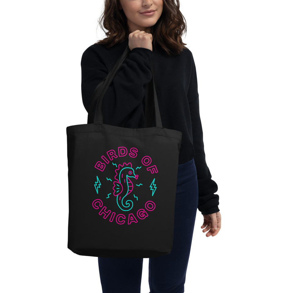Electric Seahorse Tote