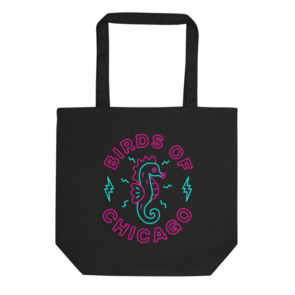 Electric Seahorse Tote