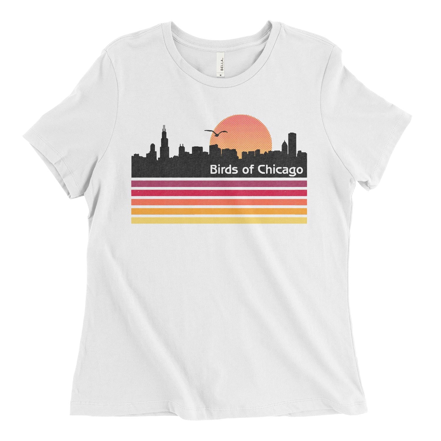 Chicago Skyline Womens Relaxed Tee