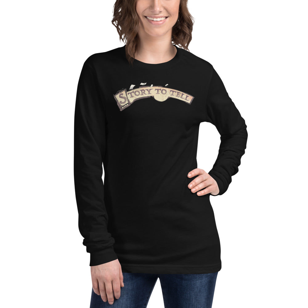 Story to Tell Street Sign Unisex Long Sleeve Tee